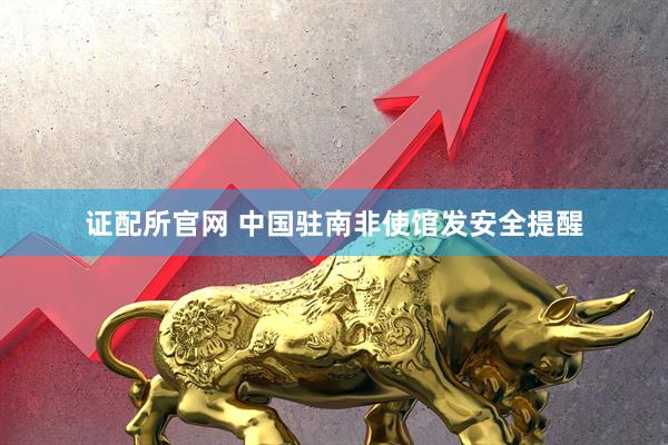 证配所官网 中国驻南非使馆发安全提醒